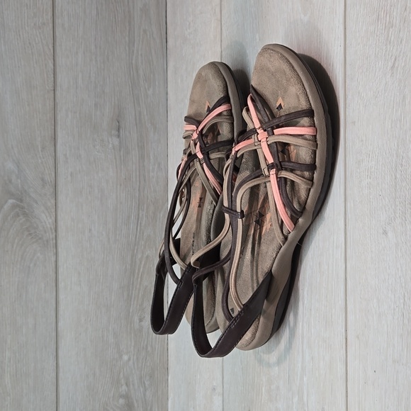 Skechers Womens Memory Foam Reggae Strappy Sandals Slide Flats shoes sz 7 - Picture 2 of 12